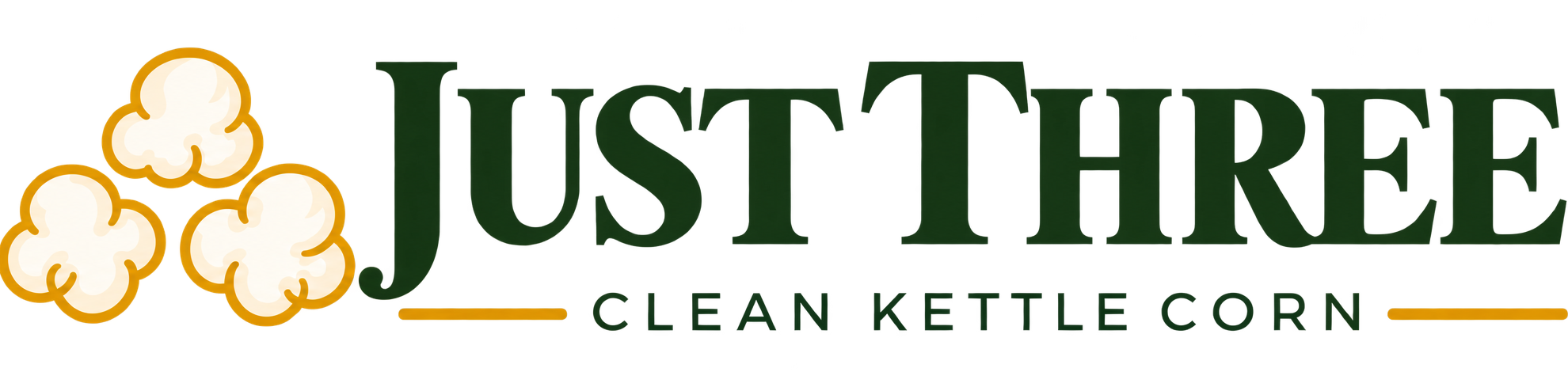 Just Three — Clean kettle corn